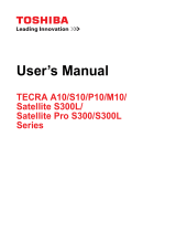 Toshiba S300L (PSSD1C-01F018) User manual