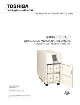 Toshiba Power Supply 1600XP User manual