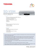 Toshiba SD-V594 User manual