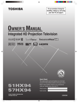 Toshiba TheaterWide 57HX94 User manual