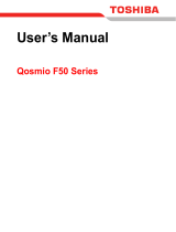 Toshiba F50 (PQF55C-01U01C) User manual