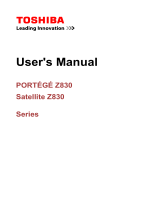 Toshiba Z830 (PT22LC-00K00E) User manual