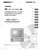 Toshiba TV DVD Combo MD13Q11 User manual