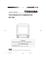 Toshiba TV VCR Combo MV13N3 User manual