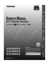 Toshiba 46HM84 User manual