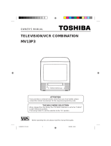 Toshiba TV VCR Combo MV13P3 User manual