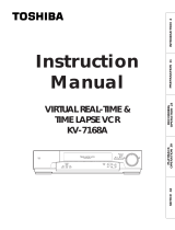 Toshiba VCR KV-7168A User manual
