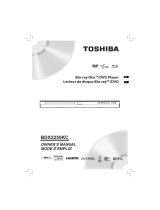 Toshiba Blu-ray Player BDX2150KC User manual