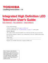 Toshiba 84L9300UC User manual