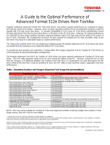 Toshiba Computer Drive 512E User manual