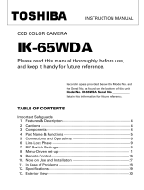 Toshiba IK-65WDA User manual