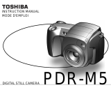Toshiba Digital Camera PDR-M5 User manual