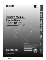 Toshiba 65HC15 User manual