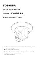 Toshiba IK-WB21A - IP Network PTZ Camera User manual