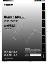 Toshiba 20AF41 User manual