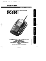 Toshiba SX-2801 User manual