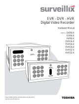 Toshiba DVR DVR8-X User manual