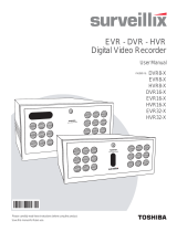 Toshiba DVR EVR16-X User manual