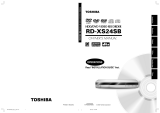 Toshiba DVD Recorder RD-XS24SB User manual
