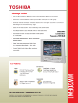 Toshiba MW 20FM1 User manual