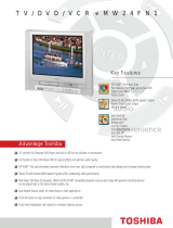 Toshiba DVD VCR Combo MW24FN1 User manual