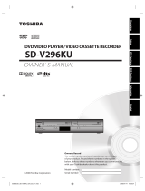 Toshiba DVD VCR Combo SD-V296KU User manual