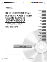 Toshiba DVD VCR Combo SD-KV550SU User manual