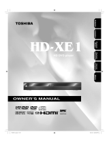 Toshiba DVD Player HD-XE1 User manual