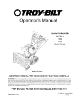Toro Snow Blower 1130 User manual