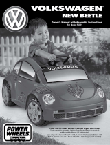 Mattel Volkswagen Beetle User manual