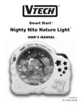 VTech Work Light Nighty Nite Nature Light User manual