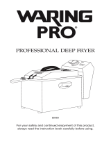 Waring DF55 User manual