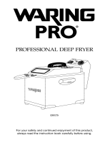 Waring Fryer DF175 User manual