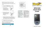 Wasp Scanner WPA1200 User manual