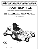 Walker Lawn Mower MBSSD User manual