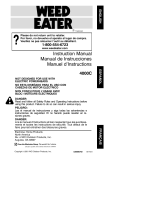 Weed Eater PP4000C User manual