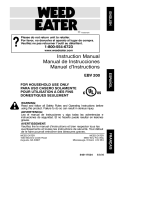 Weed Eater EBV 200 User manual