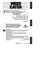 Weed Eater WEBV 215 User manual