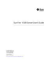 Sun Microsystems Server Sun Fire V100 User manual