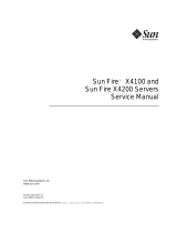Sun Microsystems Server X4100 User manual