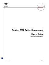 Qlogic SANbox 5602 User manual