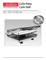 Sunbeam Gas Grill GR8400 User manual
