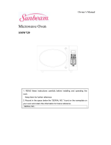 Sunbeam Microwave Oven SMW729 User manual
