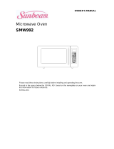 Sunbeam Microwave Oven SMW992 User manual