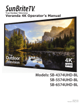 SunBriteTV SB-5574UHD-BL User manual