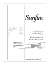Sunfire MP3 Player TGM-100 User manual
