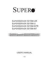 SUPER MICRO Computer SUPERSERVER 5015M-UR User manual