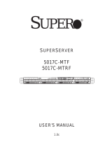SUPER MICRO Computer Server 5017C-MTF User manual