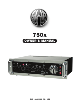 SWR 750x Bass Amplifier 750x User manual