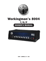 SWR Musical Instrument Amplifier 8004 User manual